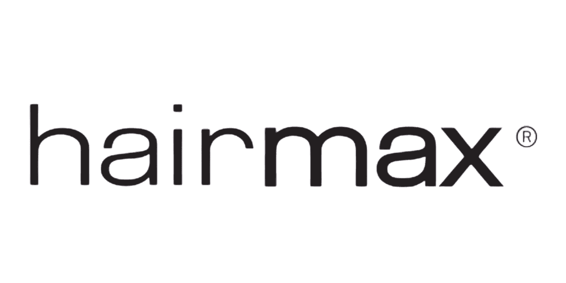 Hairmax logo in bold black font.